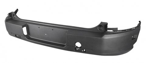 BUMPER COVER- TEXTURED DARK GREY- W/O SENSOR HOLES- USE W/ TOWING HITCH- BADLANDS / BIG BEND / HERITAGE / FREE